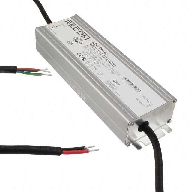 RACD100-12-ENEC Recom Power                                                                    LED DVR CC/CV AC/DC 9-12V 8.3A