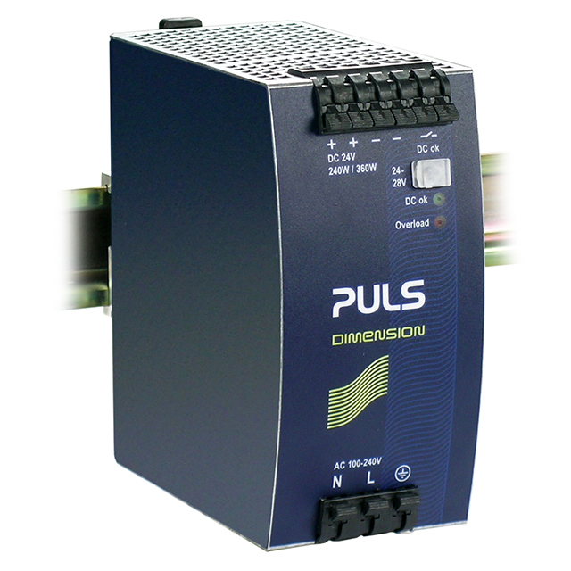 QS10.241-A1 PULS, LP                                                                    DIN RAIL PWR SUPPLY 240W 24V 10A