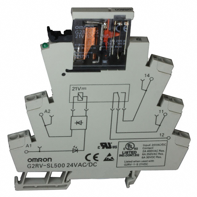 G2RV-SL500 AC/DC24 Omron Automation and Safety                                                                    RELAY GEN PURPOSE SPDT 6A 24V