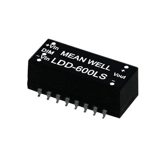 LDD-600LS Mean Well USA Inc.                                                                    LED DRIVER CC BUCK 2-28V 600MA