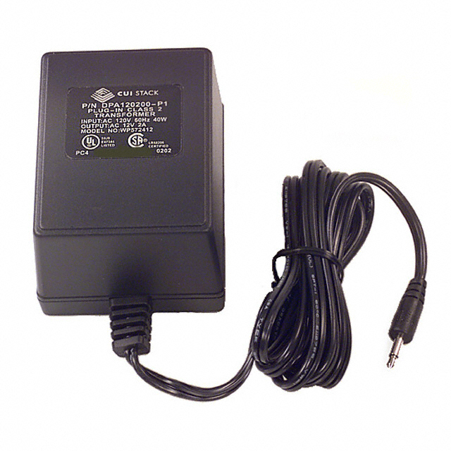 DPA120200-P1P CUI Inc.                                                                    AC/AC WALL MOUNT ADAPTER 12V 2W