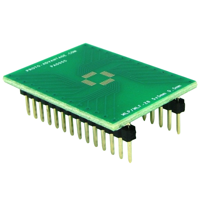 PA0055 Chip Quik Inc.                                                                    MLP/MLF-28 TO DIP-28 SMT ADAPTER