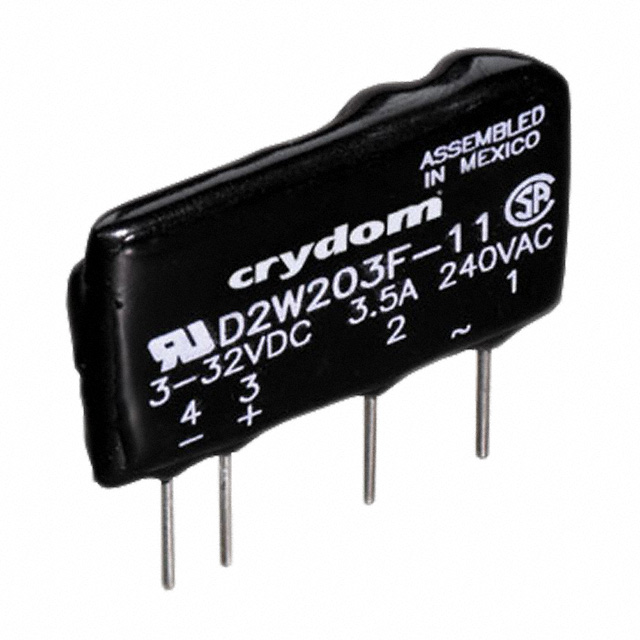 D2W203F-11 Sensata-Crydom                                                                    RELAY SSR 3.5A SIP DC 280V