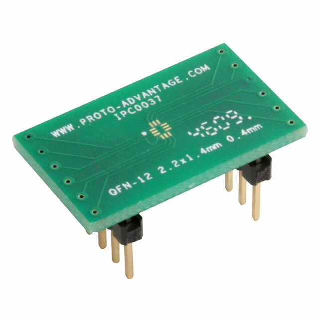 IPC0037 Chip Quik Inc.                                                                    QFN-12 TO DIP-12 SMT ADAPTER
