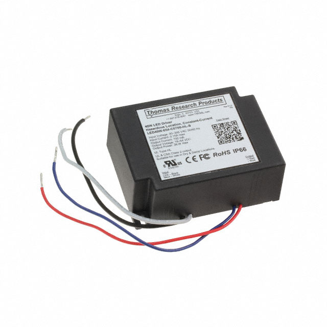 LED40W-054-C0700-HL-S Thomas Research Products                                                                    LED DRIVER CC AC/DC 18-54V 700MA