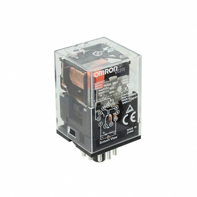 MKS2P AC240 Omron Automation and Safety                                                                    RELAY GEN PURPOSE DPDT 10A 240V