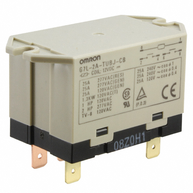 G7L-2A-TUB-J-CB-DC12 Omron Electronics Inc-EMC Div                                                                    RELAY GEN PURPOSE DPST 25A 12V