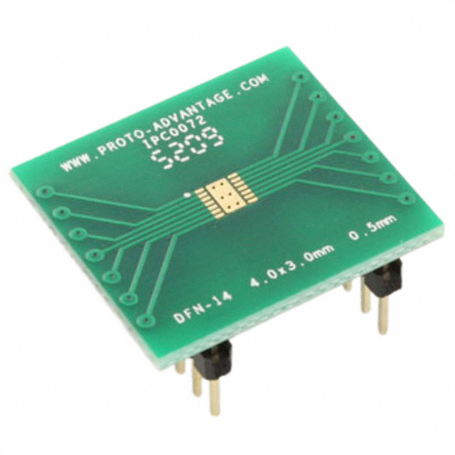 IPC0072 Chip Quik Inc.                                                                    DFN-14 TO DIP-18 SMT ADAPTER