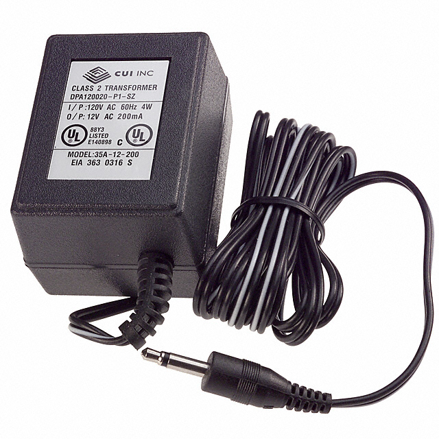 DPA120020-P1-SZ CUI Inc.                                                                    AC/AC WALL MOUNT ADAPTER 12V 2W