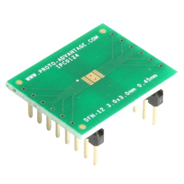 IPC0124 Chip Quik Inc.                                                                    DFN-12 TO DIP-16 SMT ADAPTER