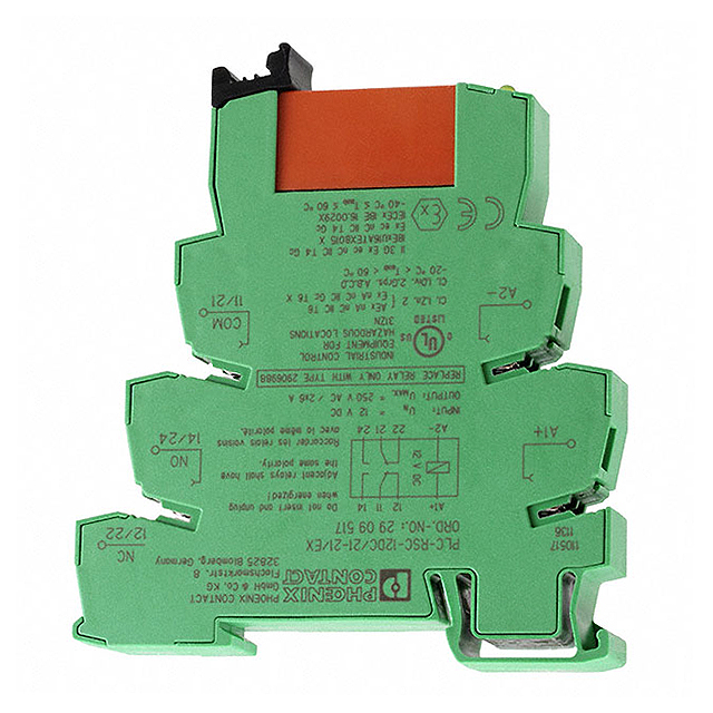 2909517 Phoenix Contact                                                                    RELAY GEN PURPOSE DPDT 6A 12V