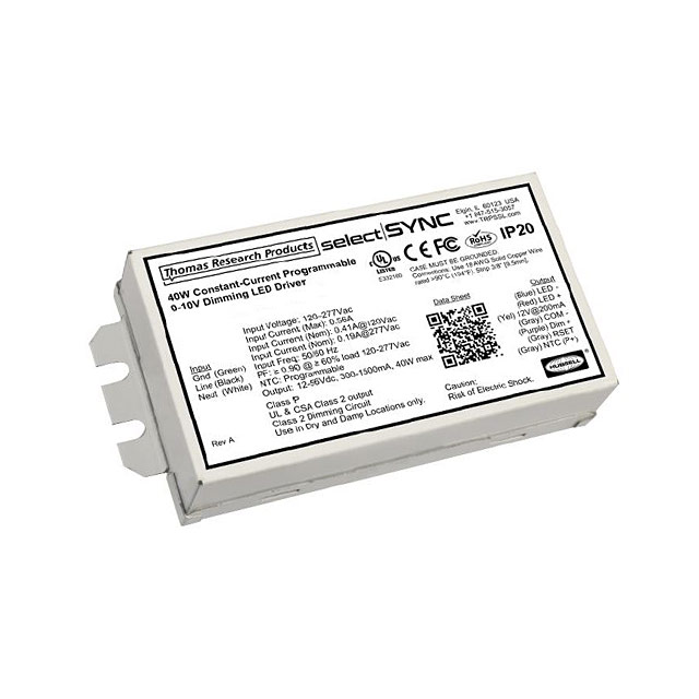 S025W-056C1300-C01-UN-D2 Thomas Research Products                                                                    LED DVR CC AC/DC 12-56V 1.3A