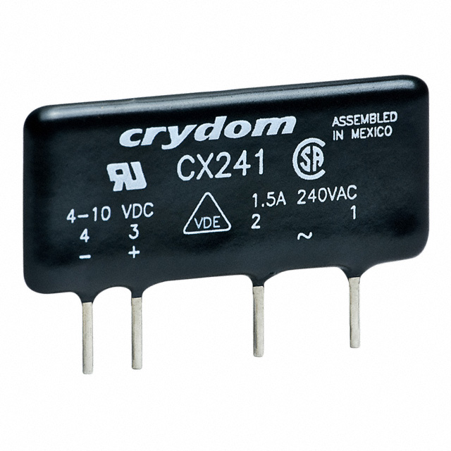 CX241R Sensata-Crydom                                                                    RELAY SSR 1.5A 240VAC AC OUT SIP