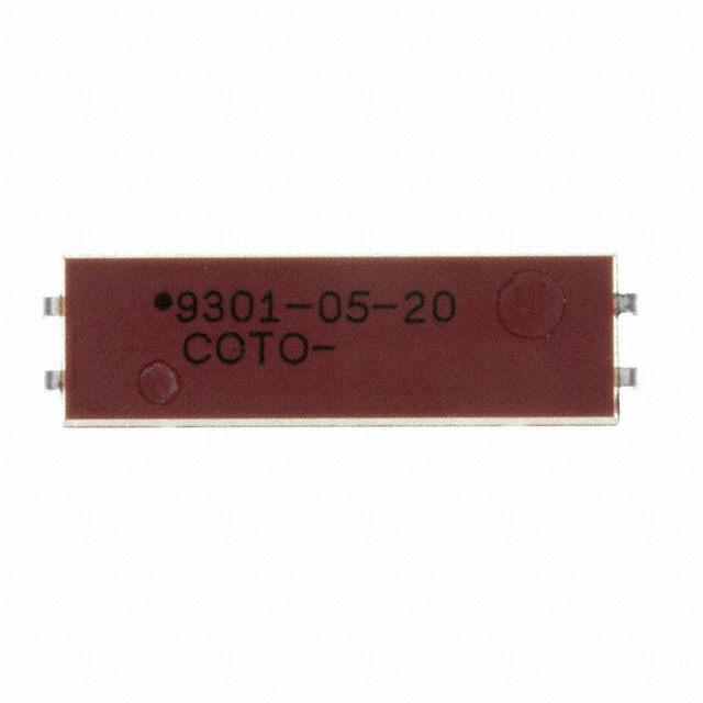 9301-05-20 Coto Technology                                                                    RELAY REED SPST 500MA 5V