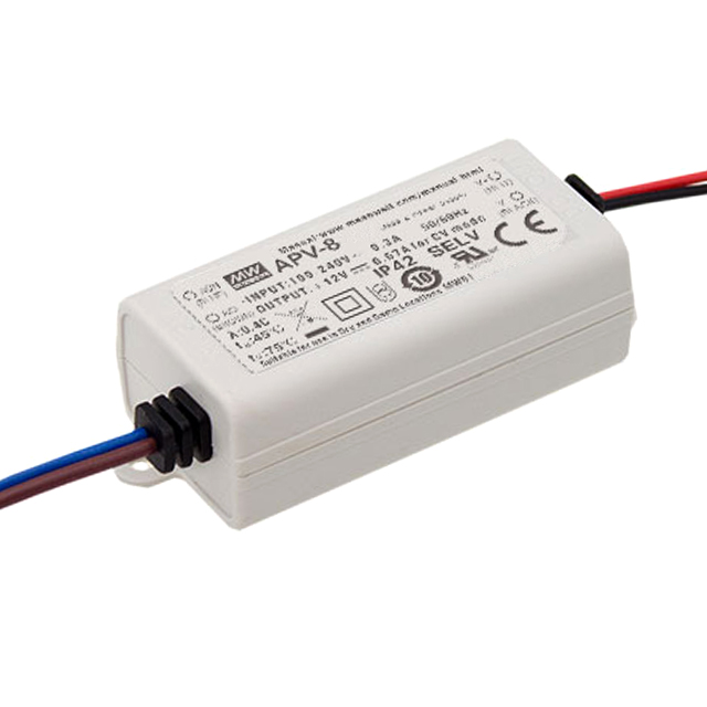 APV-8-24 Mean Well USA Inc.                                                                    LED DRIVER CV AC/DC 24V 340MA