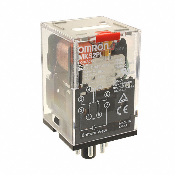 MKS2PI-AC240 Omron Automation and Safety                                                                    RELAY GEN PURPOSE DPDT 10A 240V