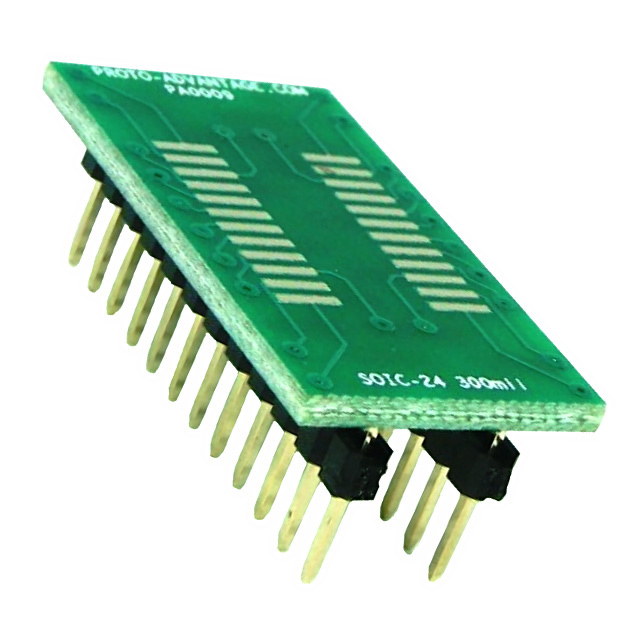 PA0009 Chip Quik Inc.                                                                    SOIC-24 TO DIP-24 SMT ADAPTER