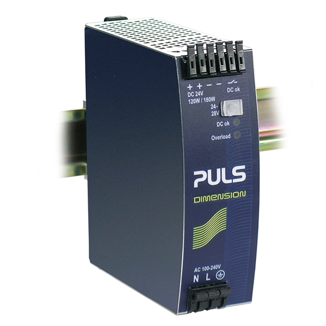 QS5.241-A1 PULS, LP                                                                    DIN RAIL PWR SUPPLY 120W 24V 5A