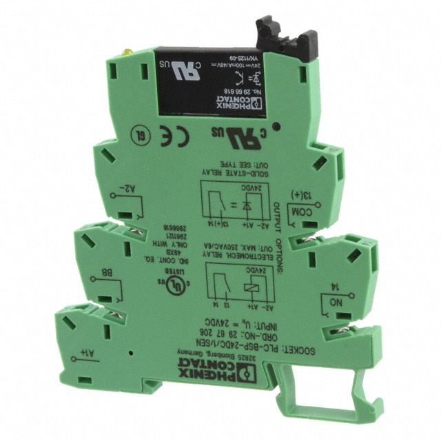 2967578 Phoenix Contact                                                                    PLC SENSOR RELAY DIN RAIL 24VDC