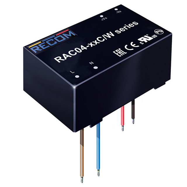 RAC04-24SC/W Recom Power                                                                    AC/DC CONVERTER 24V 4W