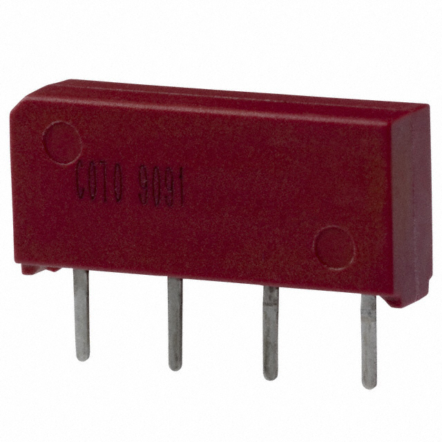 9091-12-10 Coto Technology                                                                    RELAY REED SPST 500MA 12V