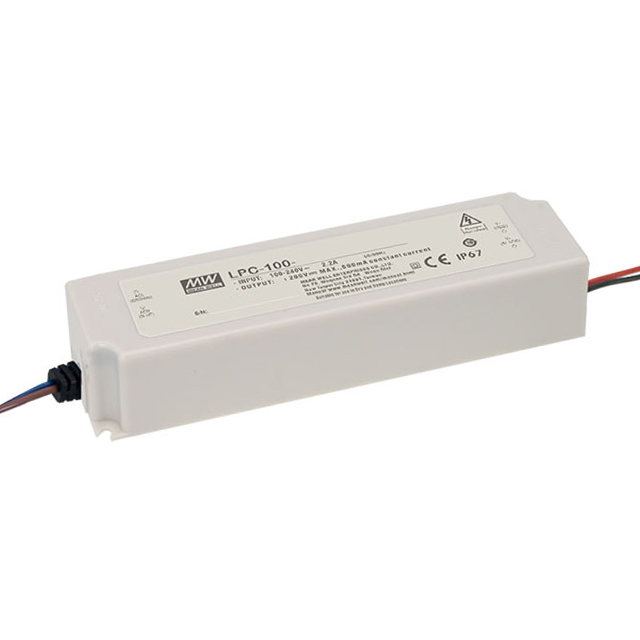 LPC-100-700 Mean Well USA Inc.                                                                    LED DRVR CC AC/DC 72-143V 700MA