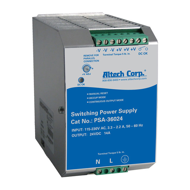 PSA-36024 Altech Corporation                                                                    AC/DC CONVERTER 24V 336W