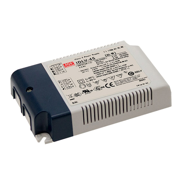 IDLV-45-36 Mean Well USA Inc.                                                                    LED DRIVER CV AC/DC 36V 1.25A