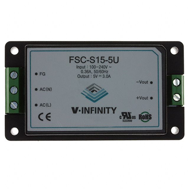 FSC-S15-5U CUI Inc.                                                                    AC/DC CONVERTER 5V 15W