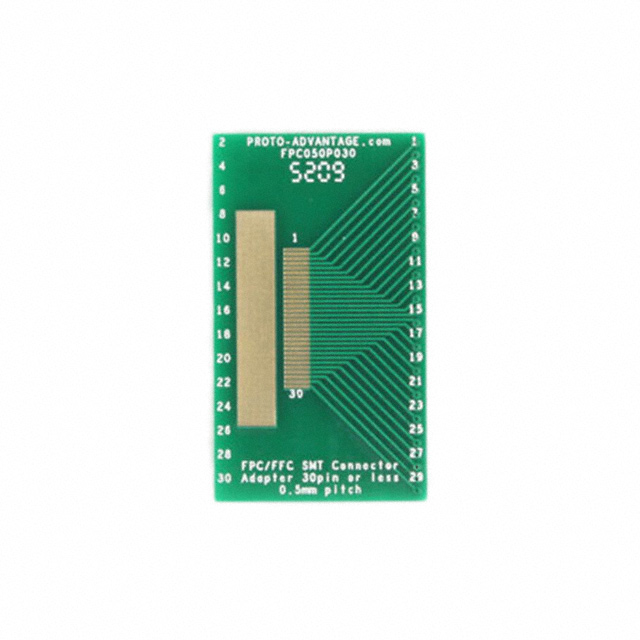 FPC050P030 Chip Quik Inc.                                                                    FPC/FFC SMT CONNECTOR 0.5 MM PIT