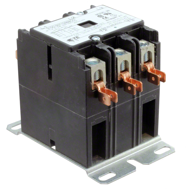 3100-30T10999CG TE Connectivity Potter & Brumfield Relays                                                                    RELAY CONTACTOR 3PST 40A 120V