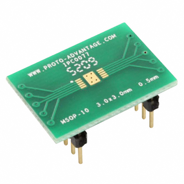 IPC0077 Chip Quik Inc.                                                                    MSOP-10 TO DIP-14 SMT ADAPTER