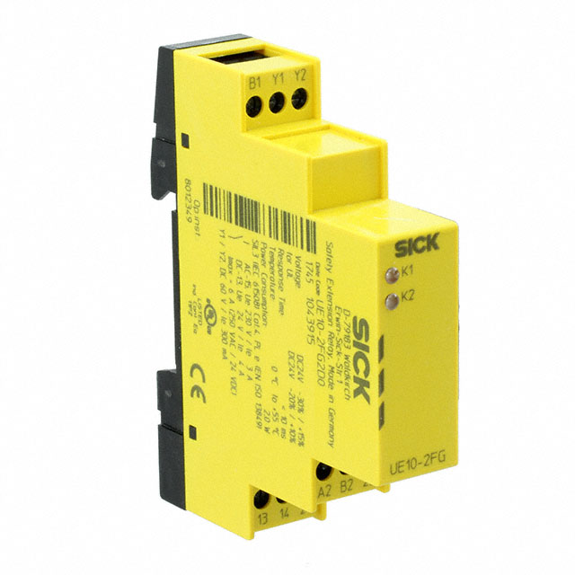 UE10-2FG2D0 SICK, Inc.                                                                    RELAY SAFETY 2-NO W/EDM