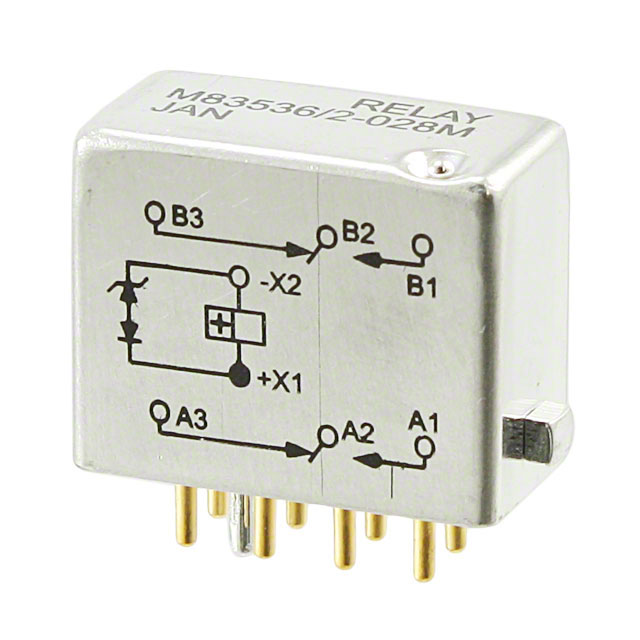 FCB-205-0228M TE Connectivity Aerospace, Defense and Marine                                                                    RELAY GEN PURPOSE DPDT 5A 28V