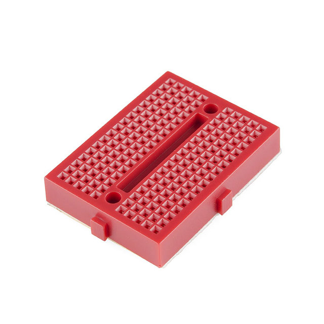 PRT-12044 SparkFun Electronics                                                                    BREADBOARD - MINI MODULAR (RED)