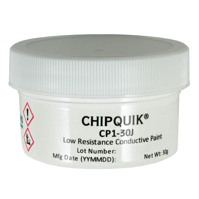 CP1-30J Chip Quik Inc.                                                                    CONDUCTIVE PAINT 30G JAR - LOW R