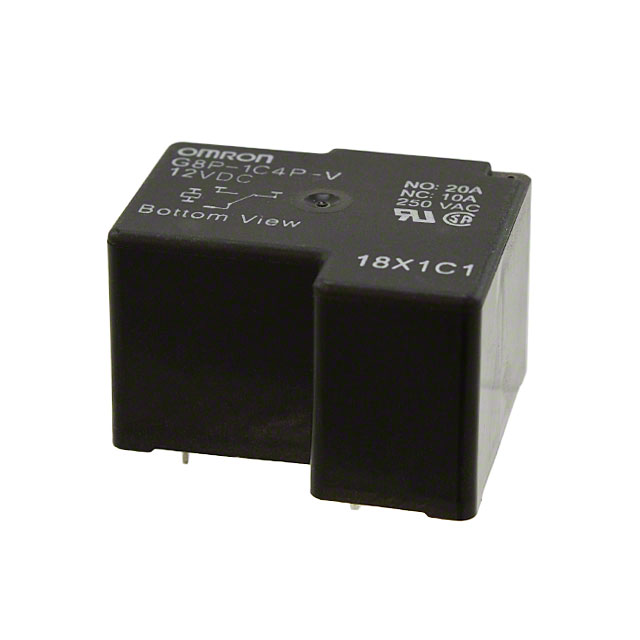 G8P-1C4P-V DC12 Omron Electronics Inc-EMC Div                                                                    RELAY GEN PURPOSE SPDT 10A 12V