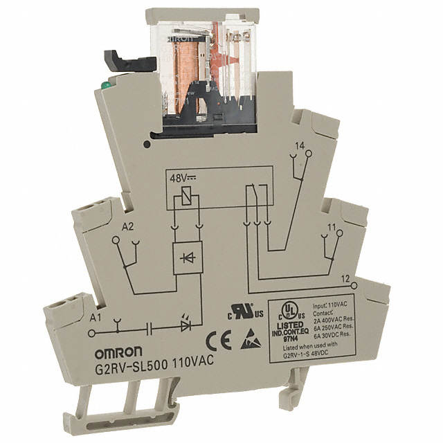 G2RV-SL500 AC110 Omron Automation and Safety                                                                    RELAY GEN PURPOSE SPDT 6A 110V