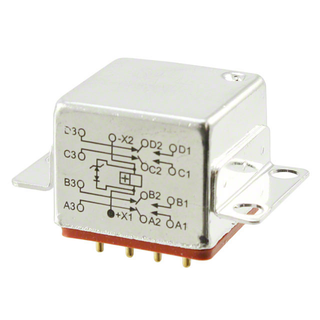 FCB-405-0622M TE Connectivity Aerospace, Defense and Marine                                                                    RELAY GEN PURPOSE 4PDT 5A 28V