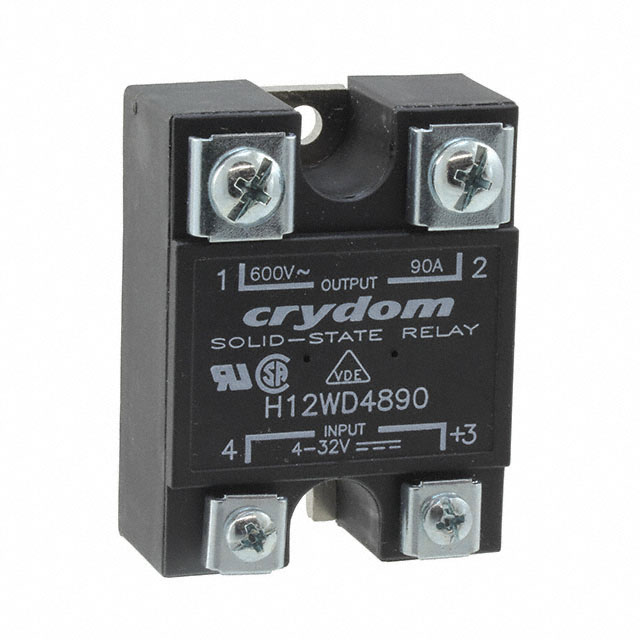 H12WD4890 Sensata-Crydom                                                                    RELAY SSR 90A 660VAC DC