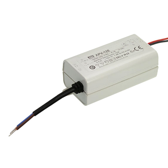 APV-12E-5 Mean Well USA Inc.                                                                    LED DRIVER CV AC/DC 5V 2A