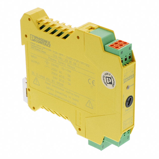 2981981 Phoenix Contact                                                                    RELAY SAFETY DPST 5A 24V