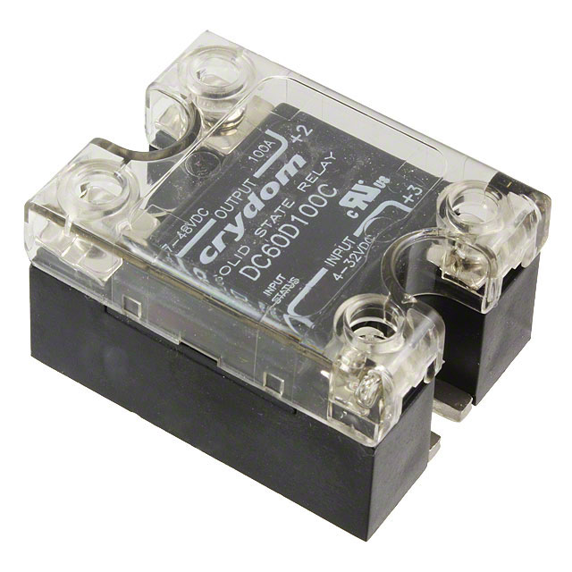 DC60D100C Sensata-Crydom                                                                    RELAY SSR 60VDC/100A 4-32VDC