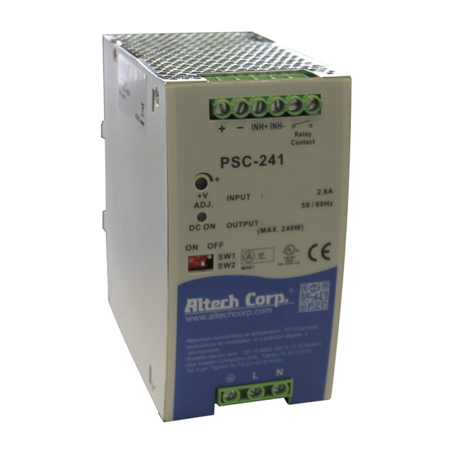 PSC-24124 Altech Corporation                                                                    AC/DC CONVERTER 24V 240W