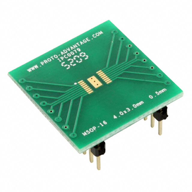 IPC0079 Chip Quik Inc.                                                                    MSOP-16 TO DIP-20 SMT ADAPTER