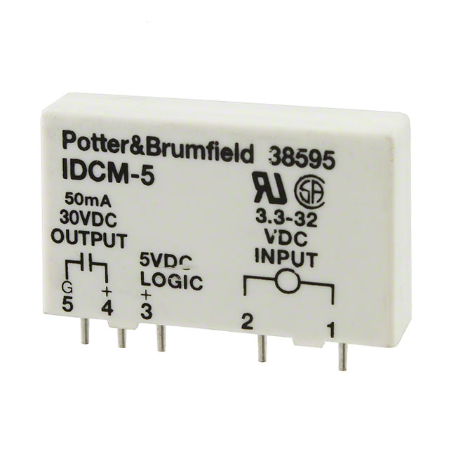 IDCM-5 TE Connectivity Potter & Brumfield Relays                                                                    INPUT MODULE DC 34MA 5VDC