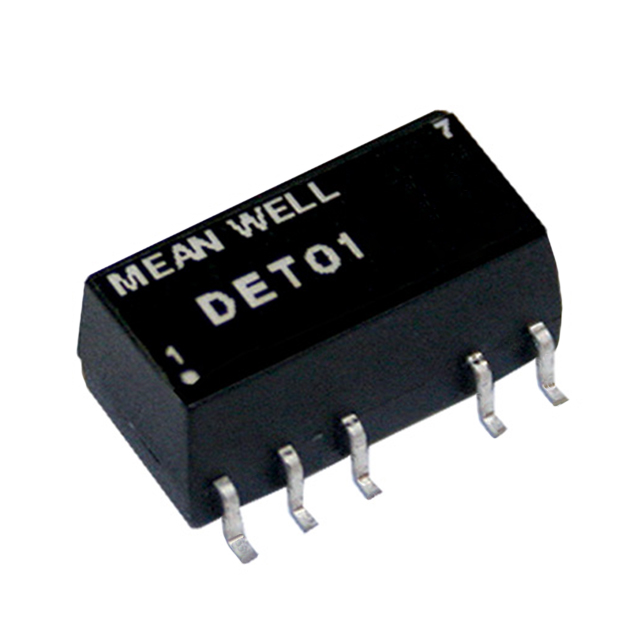 DET01M-05 Mean Well USA Inc.                                                                    DC DC CONVERTER +/-5V 1W