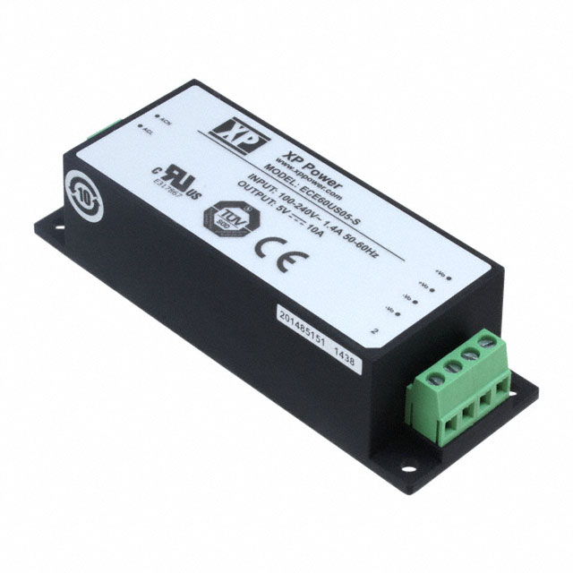 ECE60US05-S XP Power                                                                    AC/DC CONVERTER 5V 50W