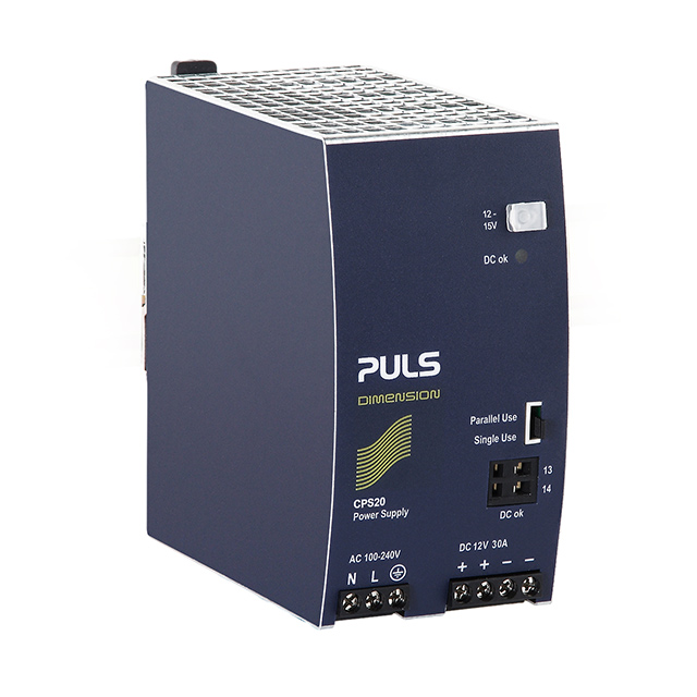 CPS20.121 PULS, LP                                                                    DIN RAIL PWR SUPPLY 480W 12V 30A