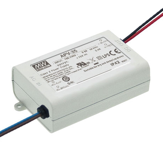 APV-35-5 Mean Well USA Inc.                                                                    LED DRIVER CV AC/DC 5V 5A